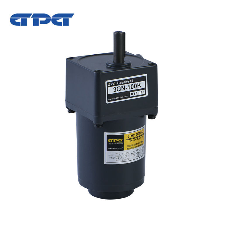 আইপি 44 রেটেড এসি গিয়ার মোটর 1400-1700rpm ইনপুট গতি এবং 100MΩ মিনিট নিরোধক প্রতিরোধের সাথে