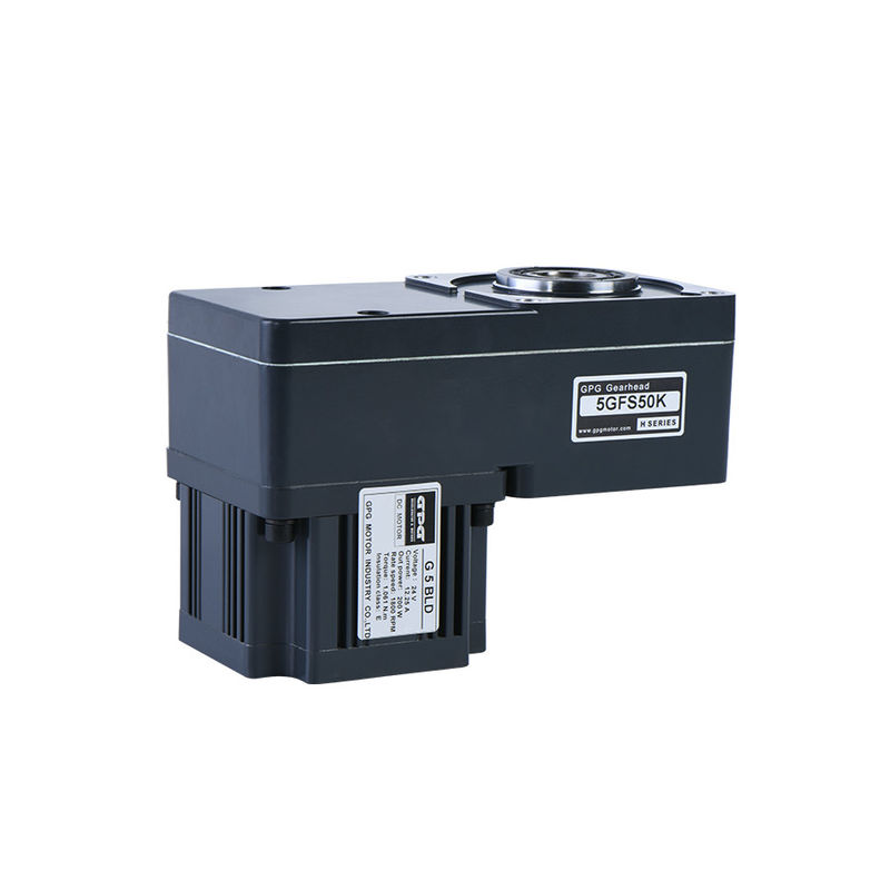 ফাঁপা ফ্ল্যাট গিয়ারবক্স 4GFS5-200K সহ 40w 80mm ব্রাশলেস Dc গিয়ারমোটর 12v 24v