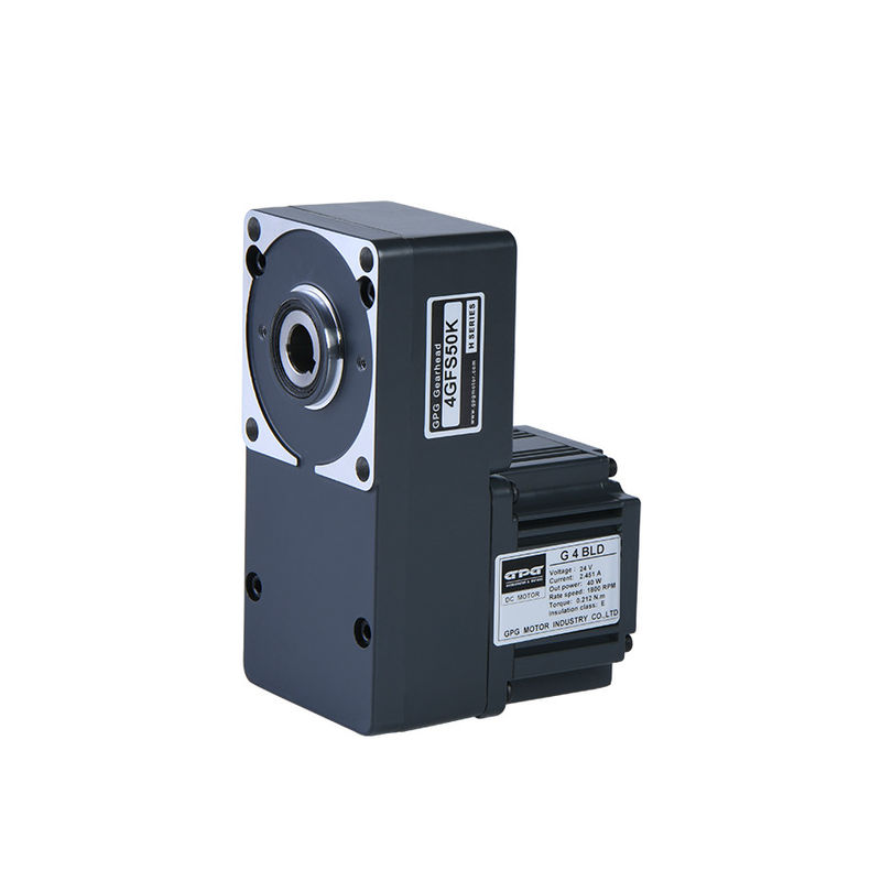 ফাঁপা ফ্ল্যাট গিয়ারবক্স 4GFS5-200K সহ 40w 80mm ব্রাশলেস Dc গিয়ারমোটর 12v 24v