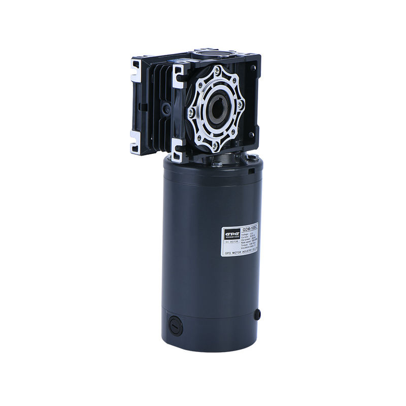 80mm বৈদ্যুতিক Dc মোটর 12v 30w Dc মোটর রাউন্ড শ্যাফট কী শ্যাফট