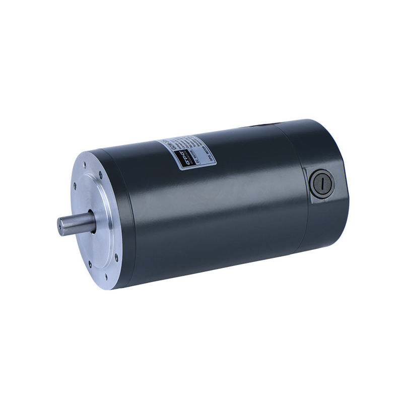 80mm বৈদ্যুতিক Dc মোটর 12v 30w Dc মোটর রাউন্ড শ্যাফট কী শ্যাফট