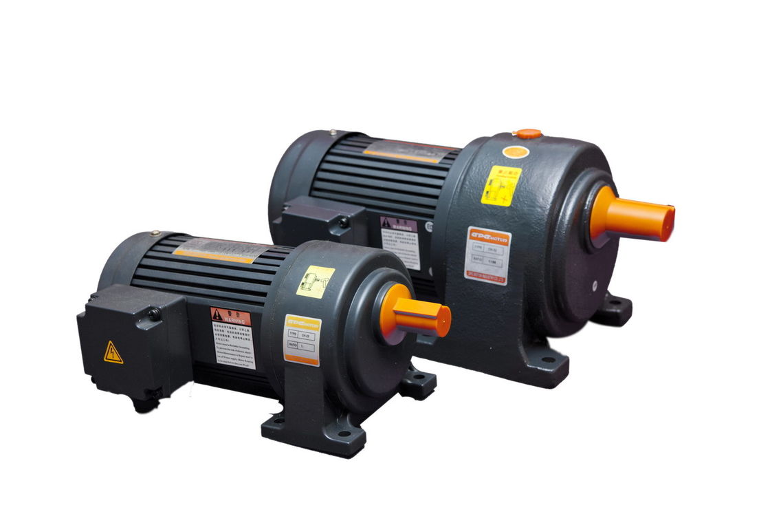 সিই সার্টিফিকেশন সহ এসি গিয়ার মোটর 100W-3700W অনুভূমিক এবং উল্লম্ব ইনস্টল মোটর 3phase 220v/380v CH CV