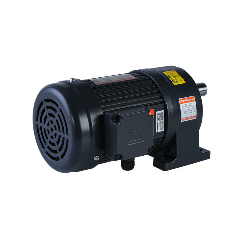 100w 0.125hp বৈদ্যুতিক মোটর গিয়ারবক্স 3 ফেজ মোটর রিডাকশন গিয়ারবক্স সহ 18 মিমি শ্যাফ্ট