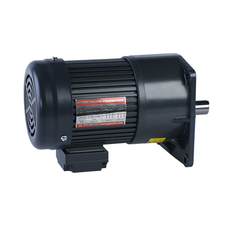 সিই সার্টিফিকেশন সহ এসি গিয়ার মোটর 100W-3700W অনুভূমিক এবং উল্লম্ব ইনস্টল মোটর 3phase 220v/380v CH CV